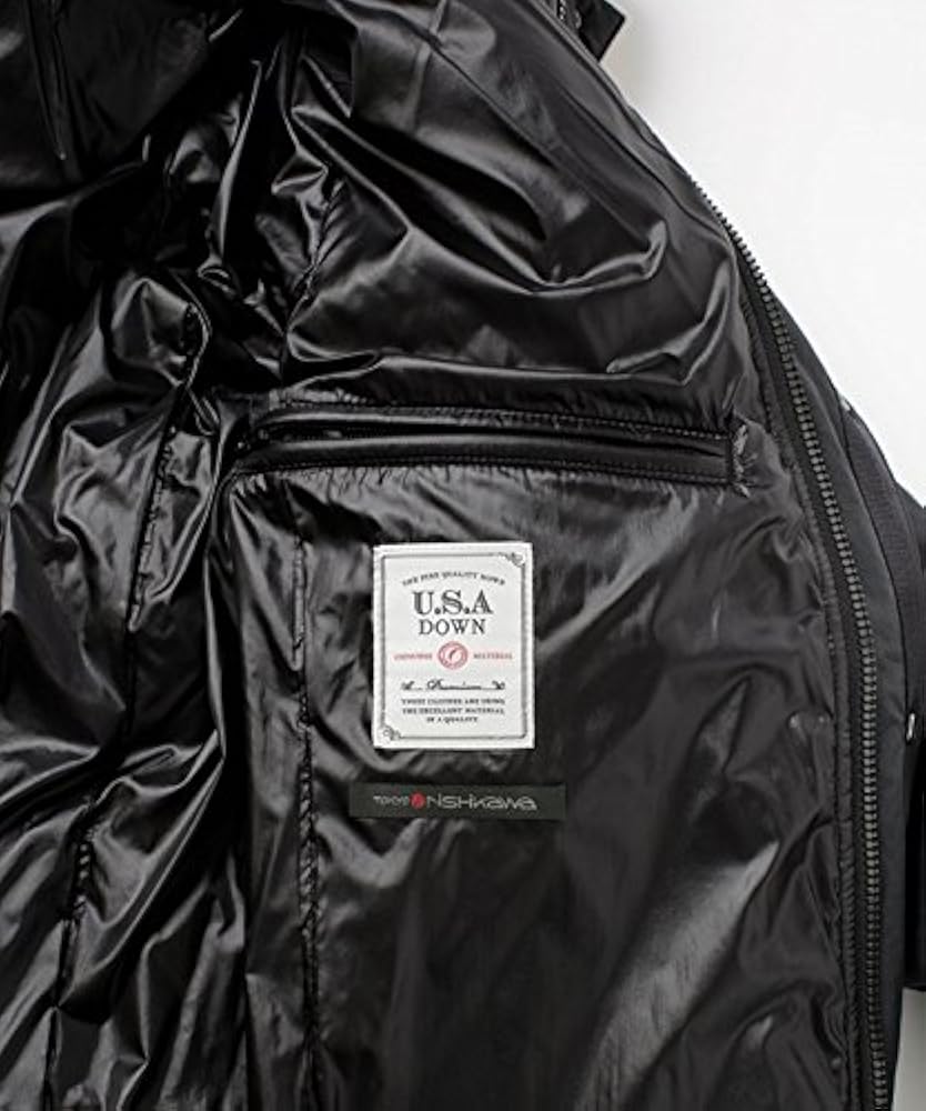 ナノユニバース　西川ダウンジャケット　ブラック メンズ 2024AW「nishikawa DOWN®」｜ナノ・ユニバース公式通販